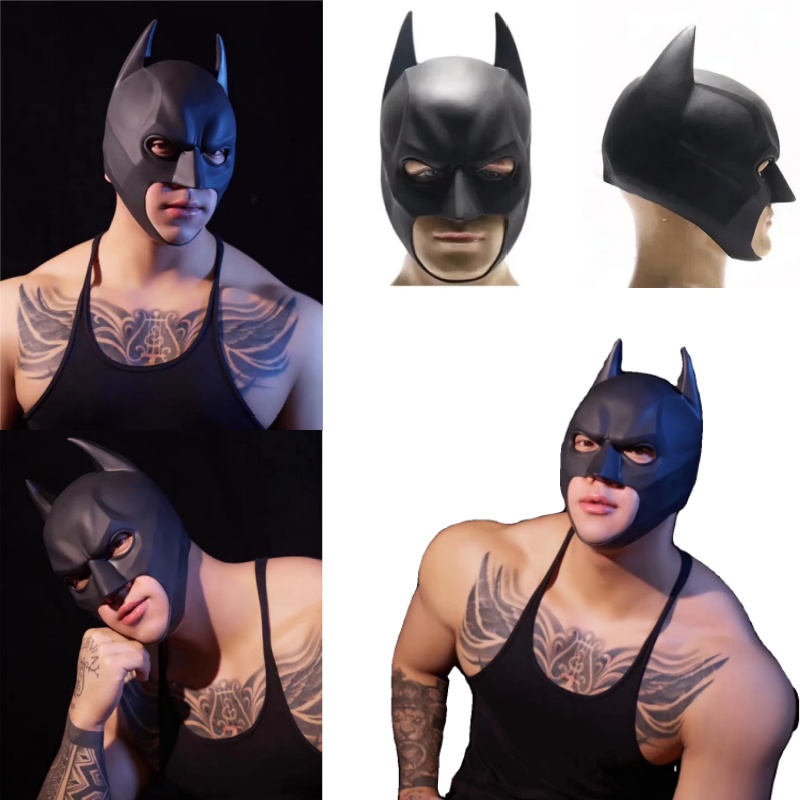 Respirator Half Face - Halloween Black Bat Mask Superhero Cosplay