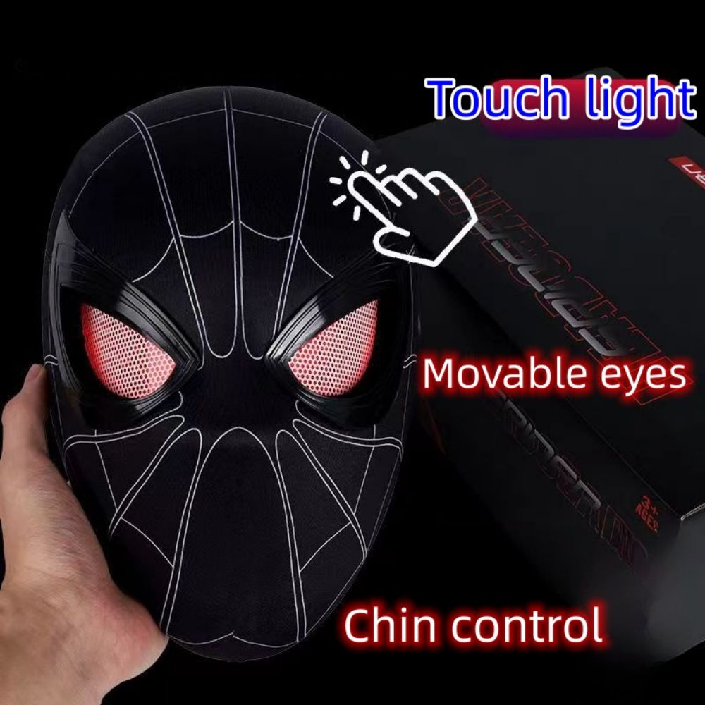 Kids Face Mask - Movie Spidey Mask Eyes Glowing Remote