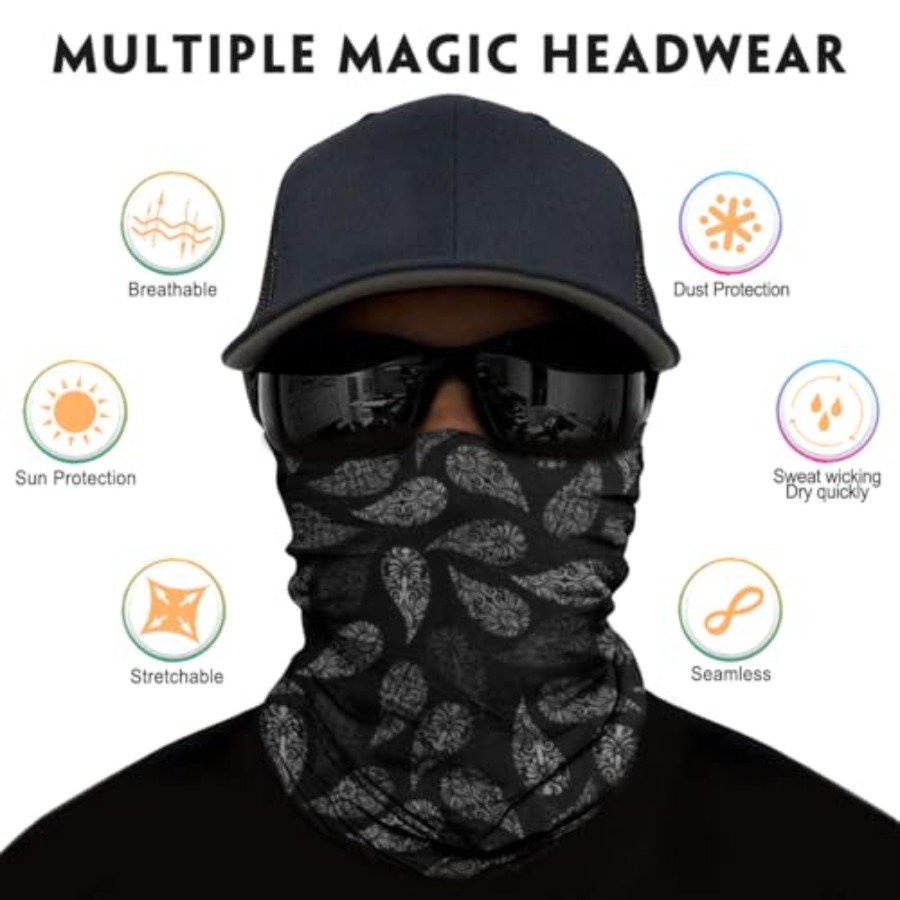 Neck Gaiter for Men Women Head - Neck Gaiter Face Cover 리뷰 및 가격