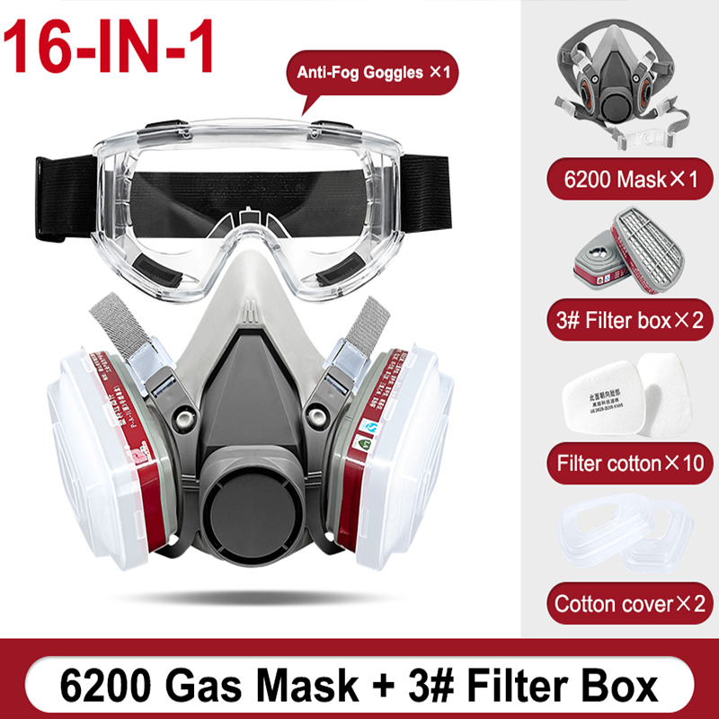 6200 Half Face Dust Gas Mask R - Dust Mask Construction 리뷰 및 가격