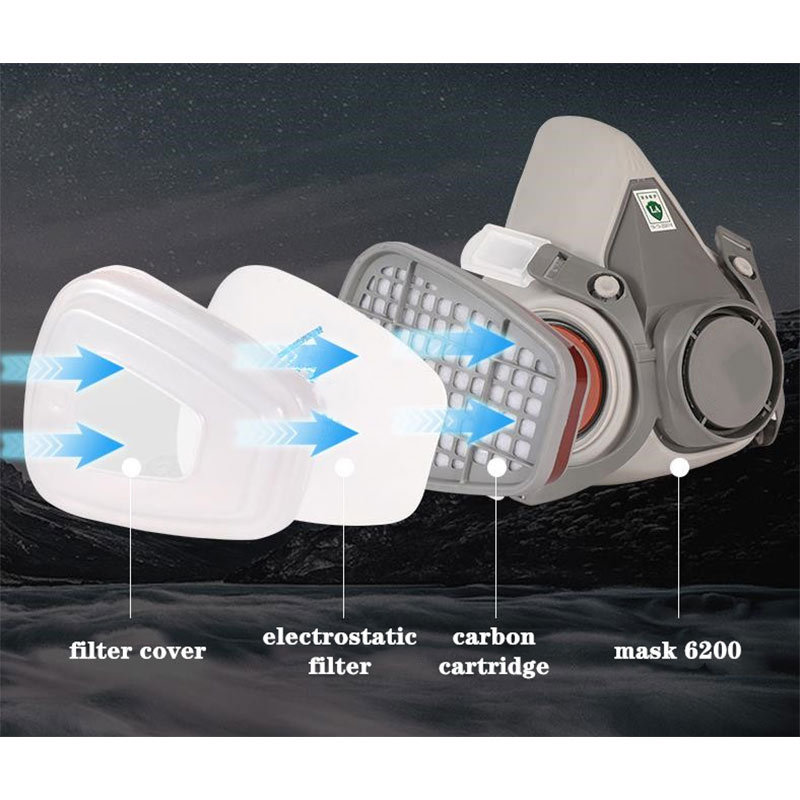6200 Half Face Dust Gas Mask R - Dust Mask Construction 리뷰 및 가격
