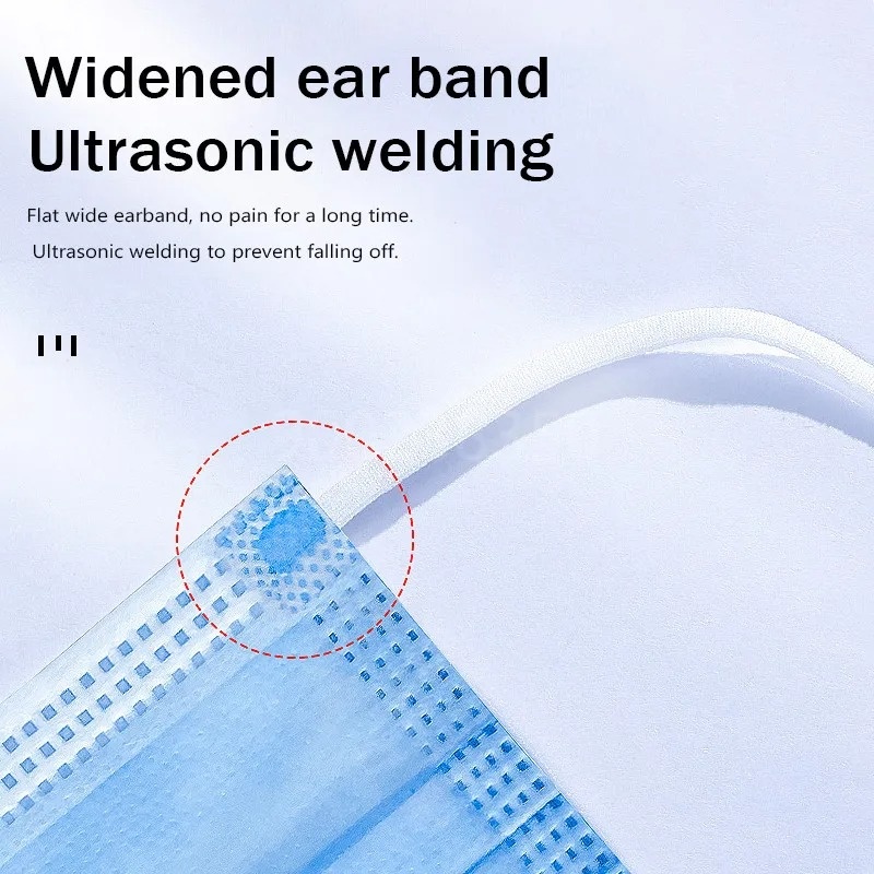 50-500pcs Disposable Adults in - Disposable Mask Blue 리뷰 및 가격