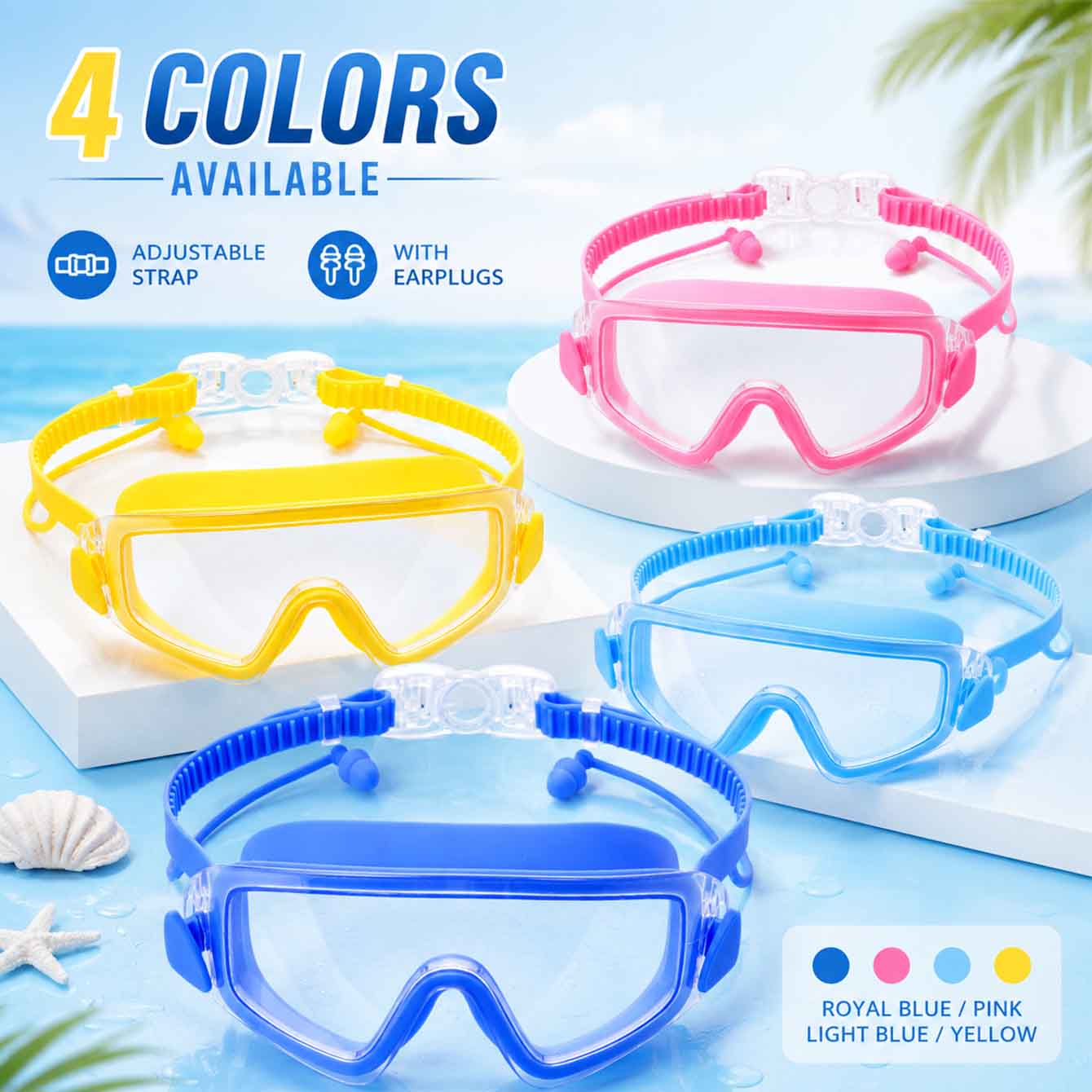 1PC Swim Goggles Snorkel Divin - Anti Pollution Mask 리뷰 및 가격