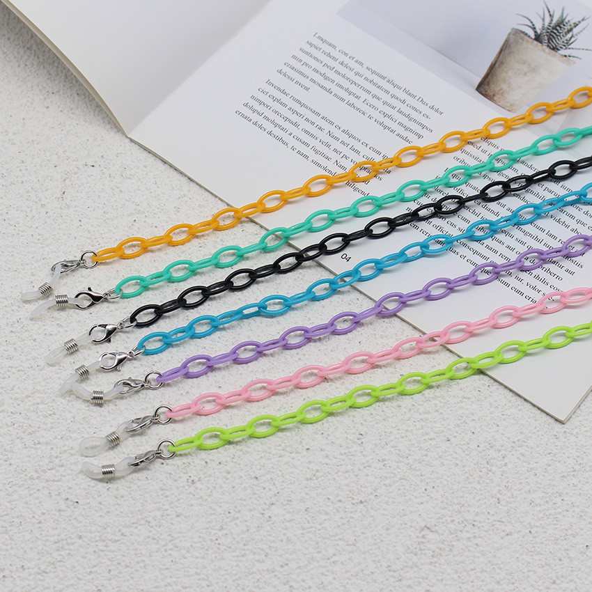 Children Colorful Acrylic Glas - Mask Chain Holder 리뷰 및 가격