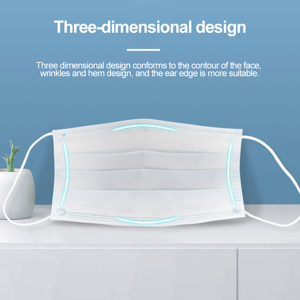 Mouth Masks 3-layer Anti-Dust  - Disposable Surgical Mask 리뷰 및 가격