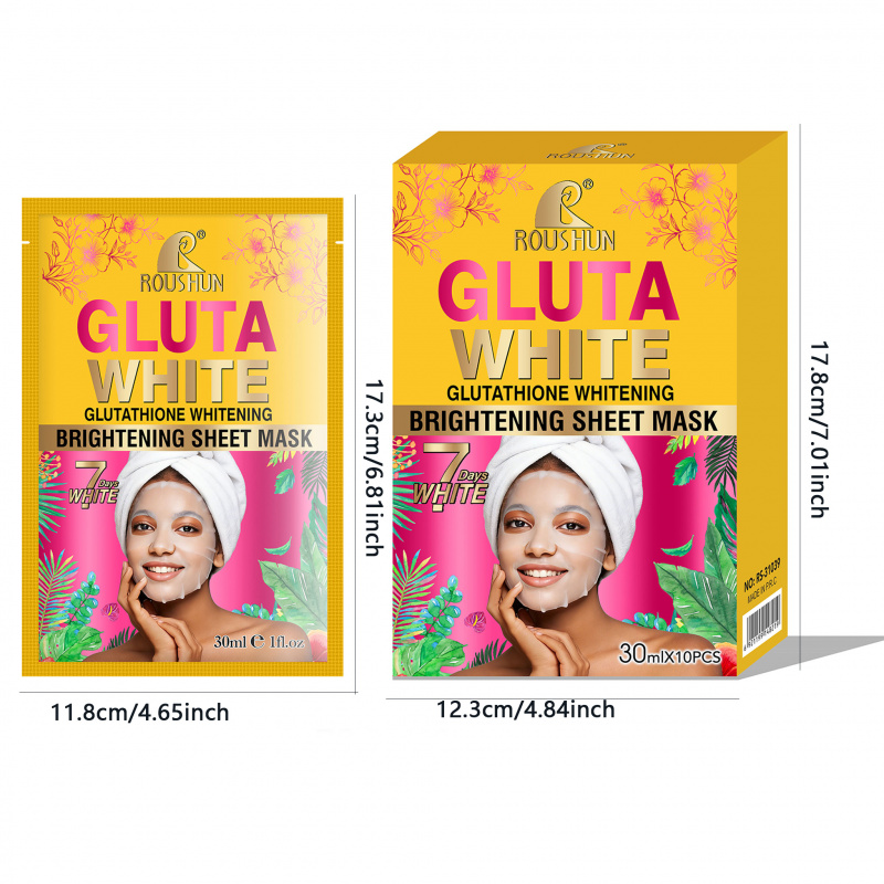 Gluta White Facial Mask Facial - Face Mask Storage Box 리뷰 및 가격