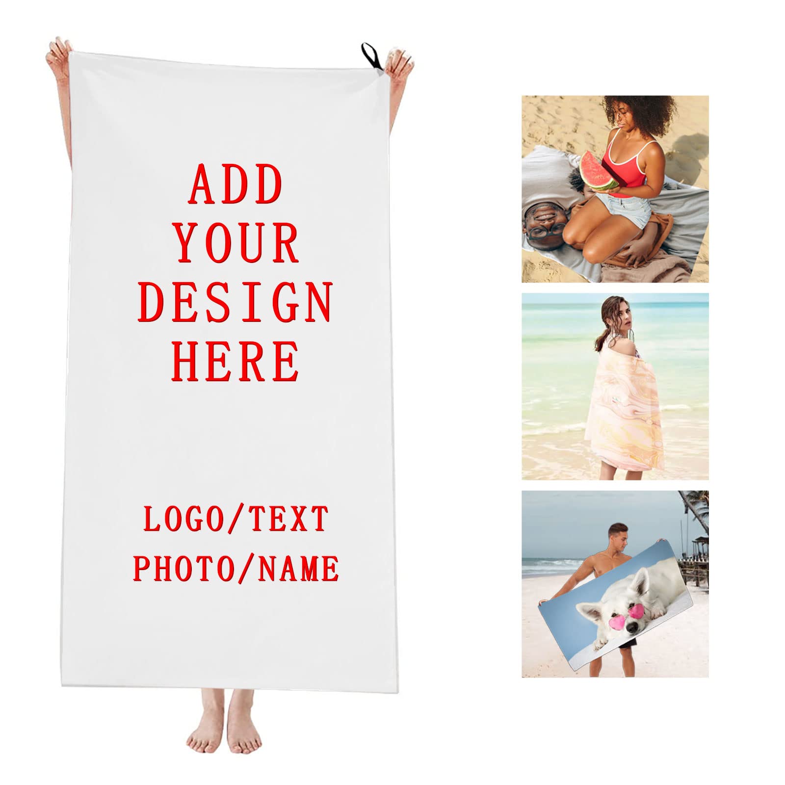 Custom Beach Towels with Your  - Cloth Face Mask Washable 리뷰 및 가격