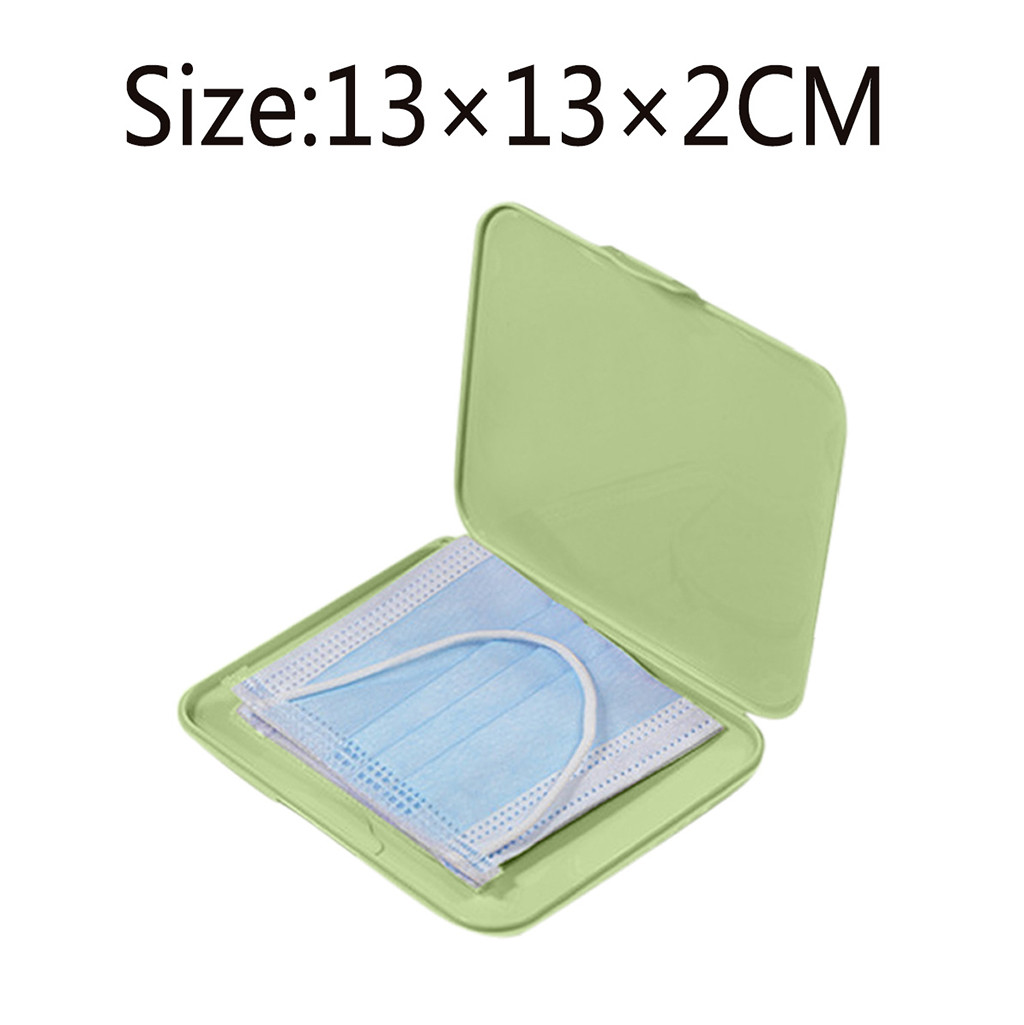 Pink Mask Cover Green Box Mask - Face Mask Storage Box 리뷰 및 가격