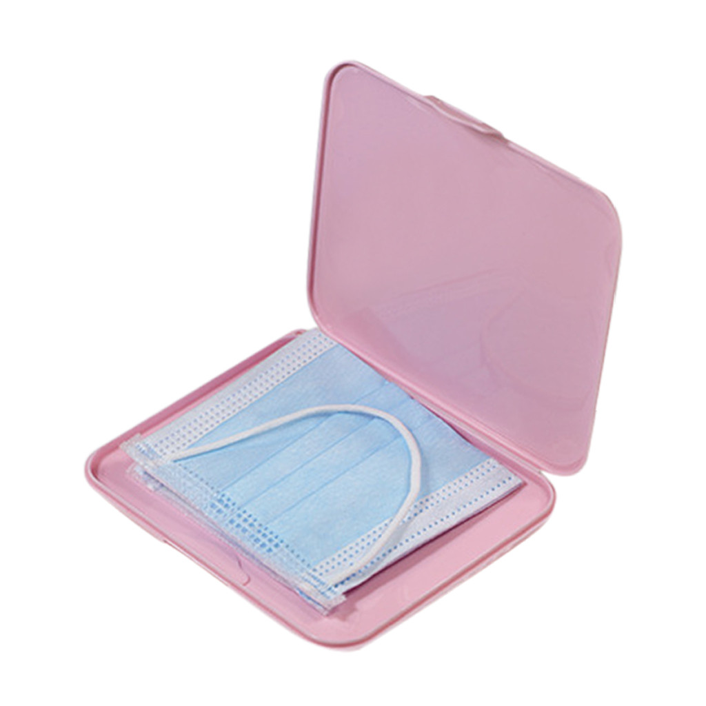 Pink Mask Cover Green Box Mask - Face Mask Storage Box 리뷰 및 가격