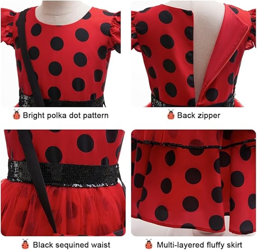 Girls Cosplay Costume Polka Do - Kids Face Mask 리뷰 및 가격