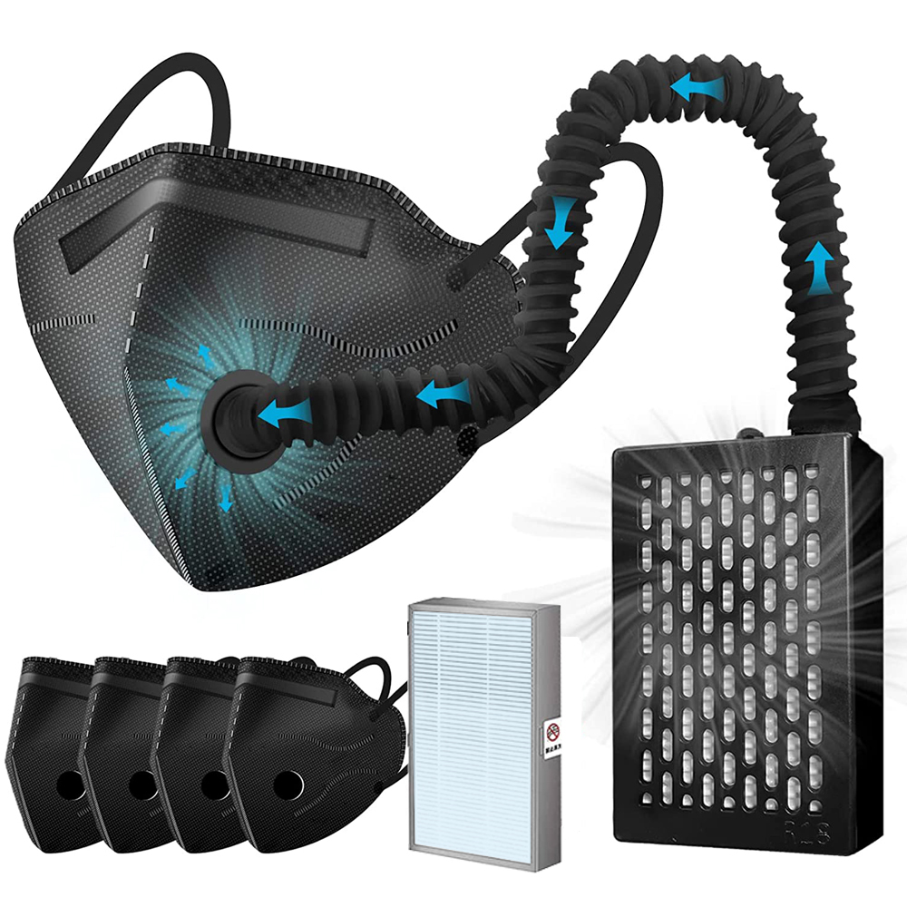 Electric KN95 Mask with Fan -  - Kn95 Respirator Mask 리뷰 및 가격