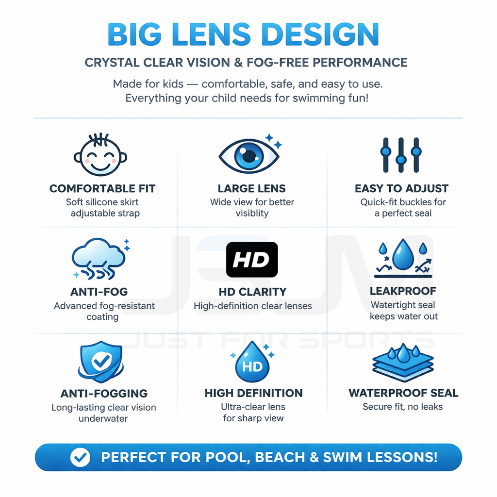 JSJM Kids Swimming Goggles Big - Silicone Mask Bracket 리뷰 및 가격
