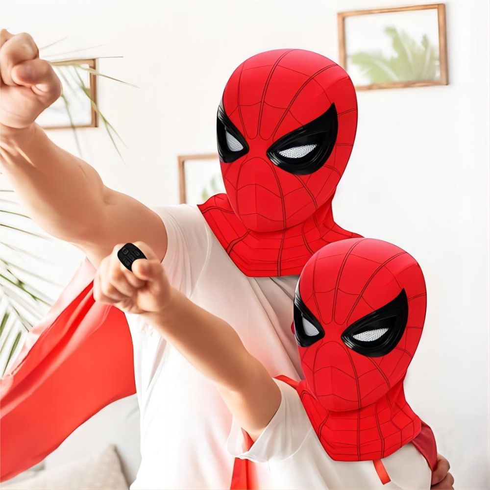 Movie Spidey Mask Eyes Glowing - Kids Face Mask 리뷰 및 가격