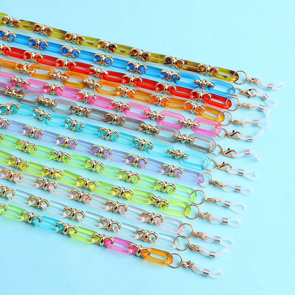 Colorful Transparent Link Acry - Mask Chain Holder 리뷰 및 가격