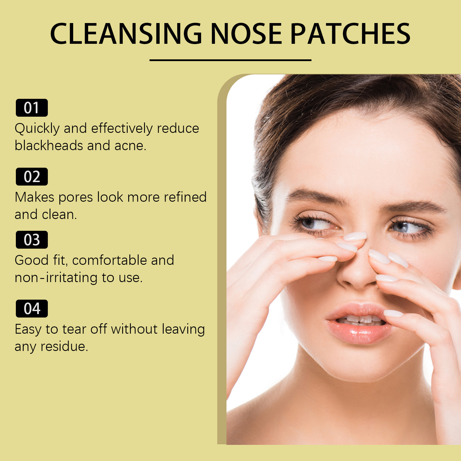 Nose Blackhead Remover Patch C - Black Face Mask Pack 리뷰 및 가격