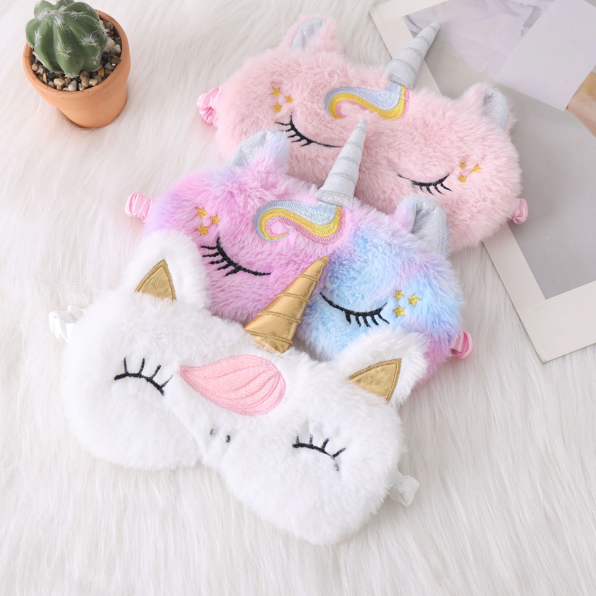 Soft Plush Sleeping Eye Masks  - Kids Face Mask 리뷰 및 가격