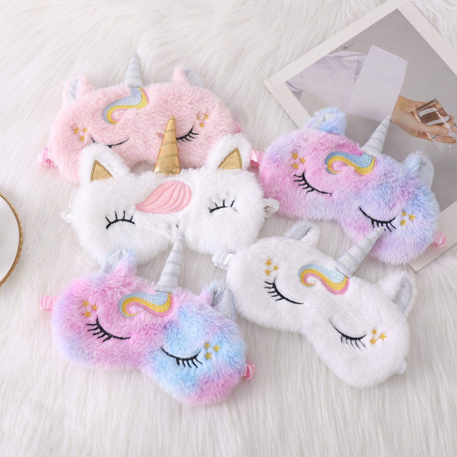 Soft Plush Sleeping Eye Masks  - Kids Face Mask 리뷰 및 가격