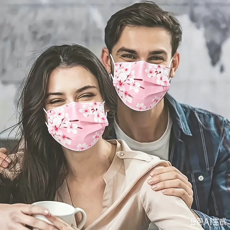 10pcs Floral Star Print Face M - Cloth Face Mask Washable 리뷰 및 가격