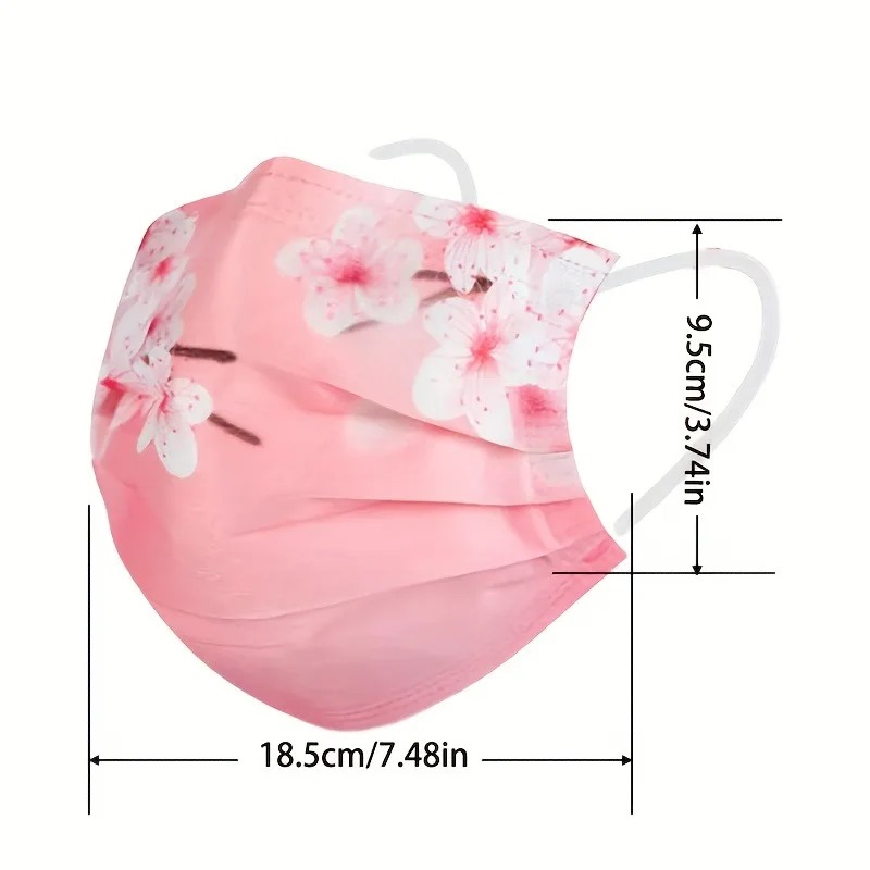 10pcs Floral Star Print Face M - Cloth Face Mask Washable 리뷰 및 가격