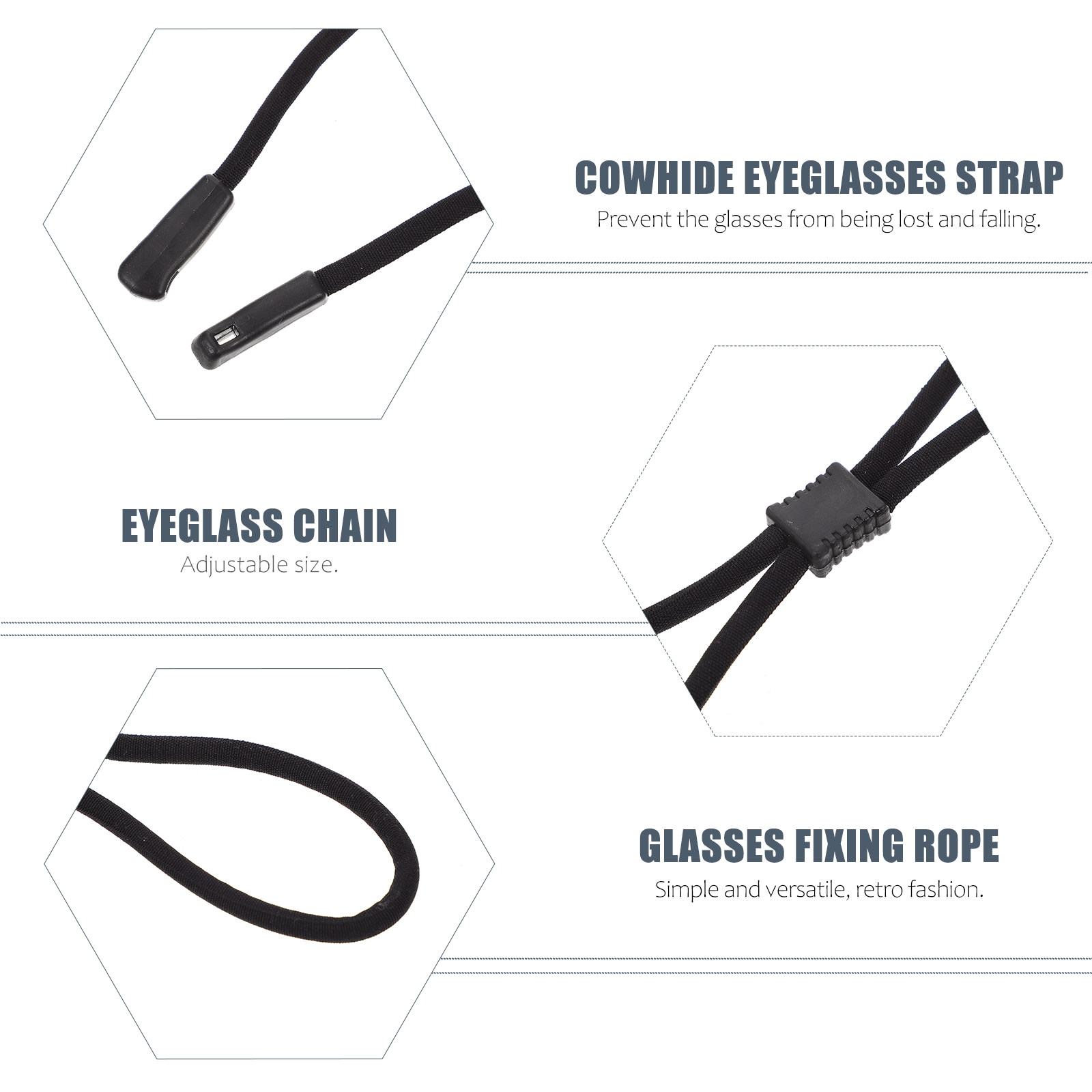 5Pcs Multi-Purpose Eyeglass Ch - Mask Lanyard Adjustable 리뷰 및 가격