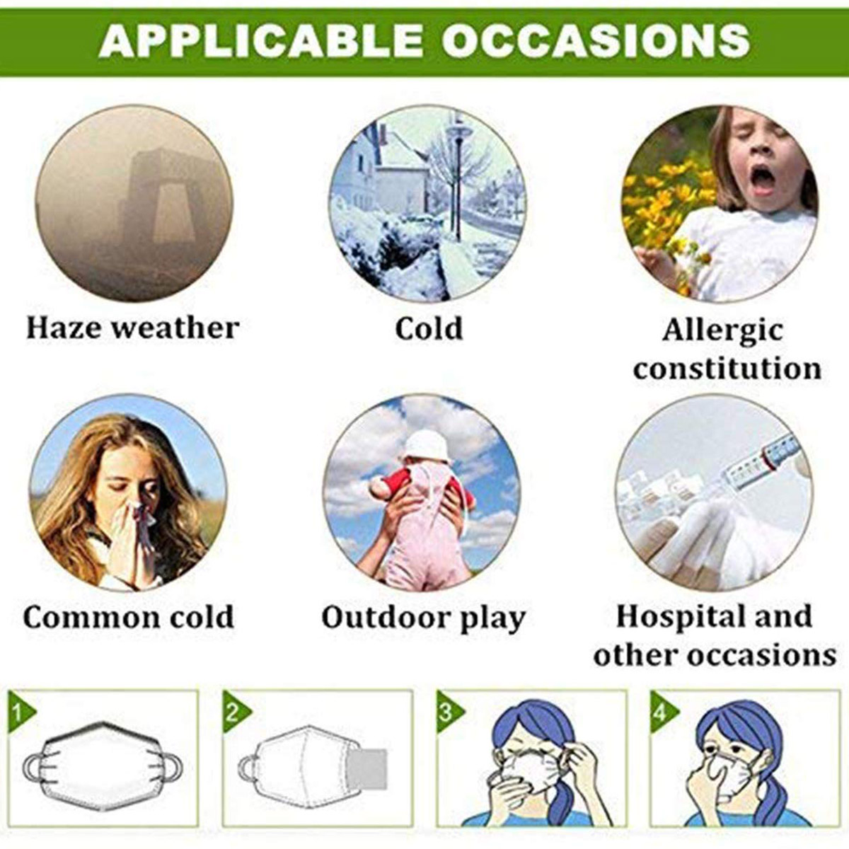 20pcs Fine Denier Face Mask Fi - Pm2.5 Filter Insert 리뷰 및 가격