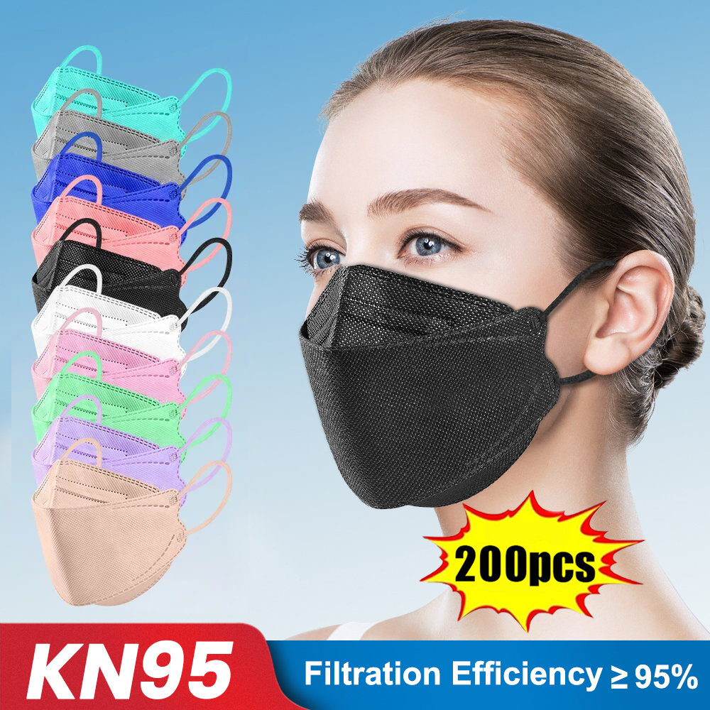 10-200pcs ffp2 mascarillas CE  - Disposable Surgical Mask 리뷰 및 가격