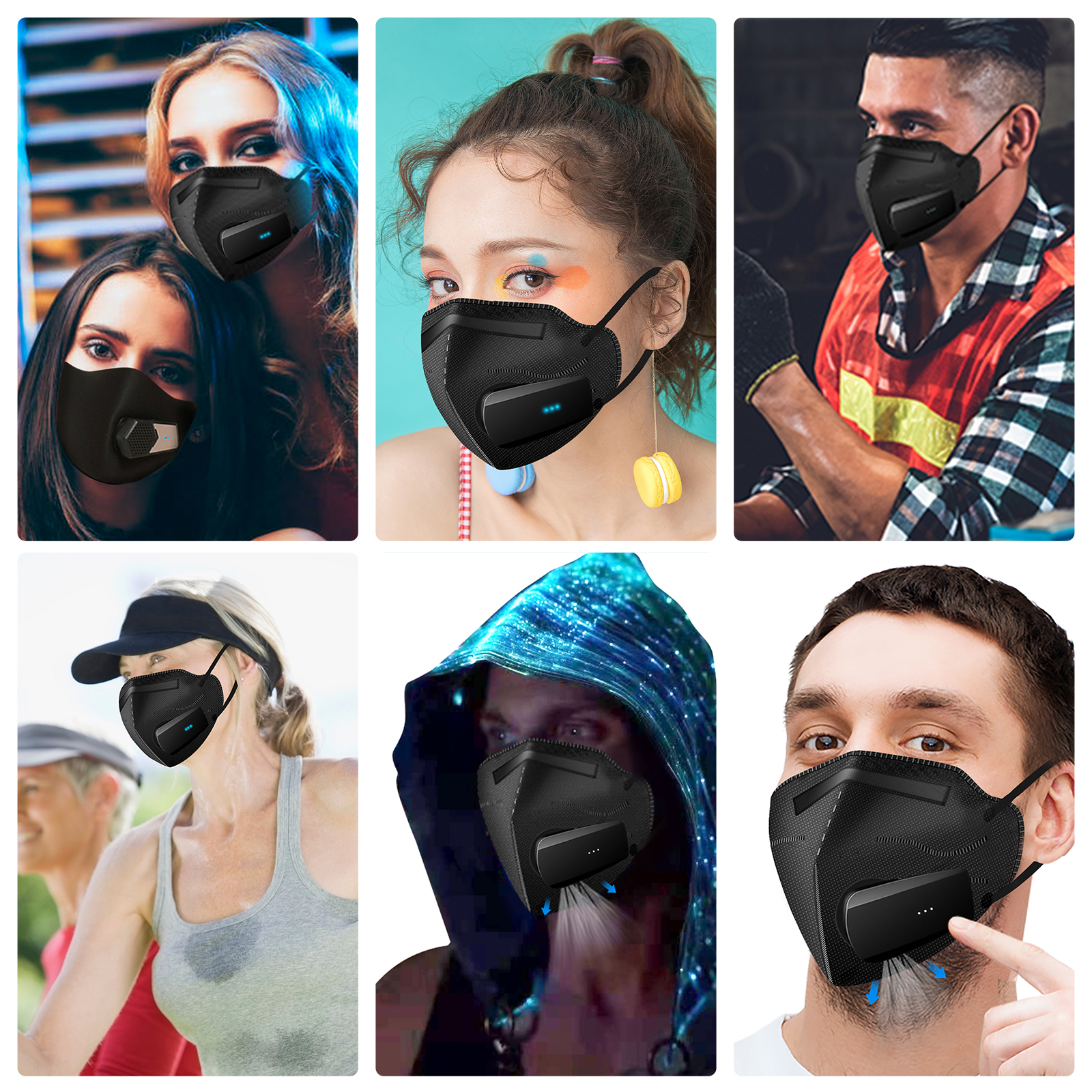Breathe Easy Rechargeable Elec - Kn95 Respirator Mask 리뷰 및 가격