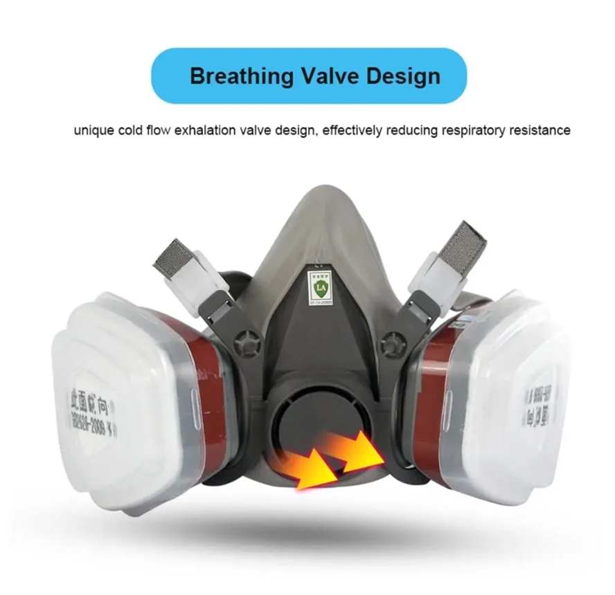 6200 Respirator Dust Gas Mask  - Face Mask Storage Box 리뷰 및 가격