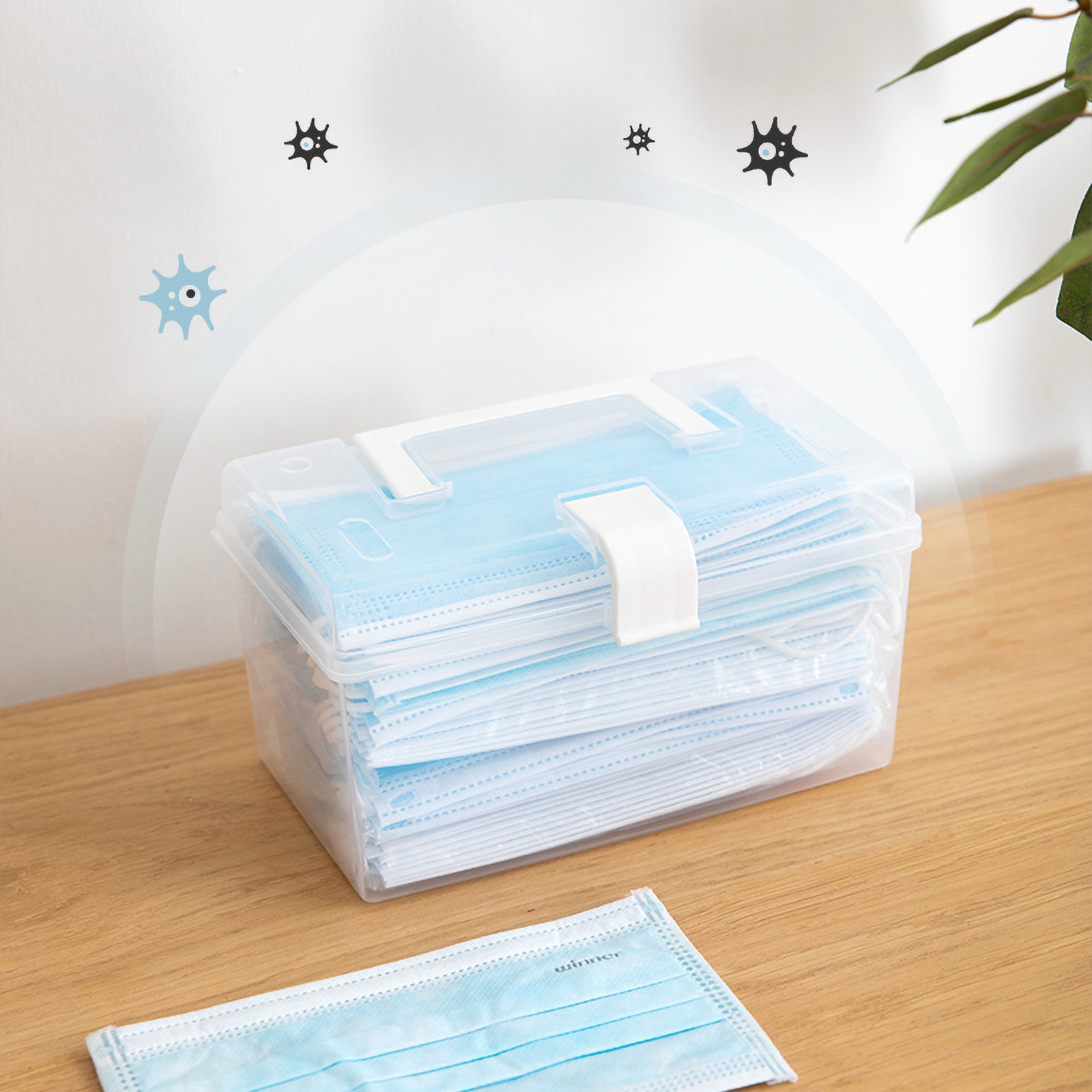 1Pcs Dustproof Mask Storage Bo - Face Mask Storage Box 리뷰 및 가격