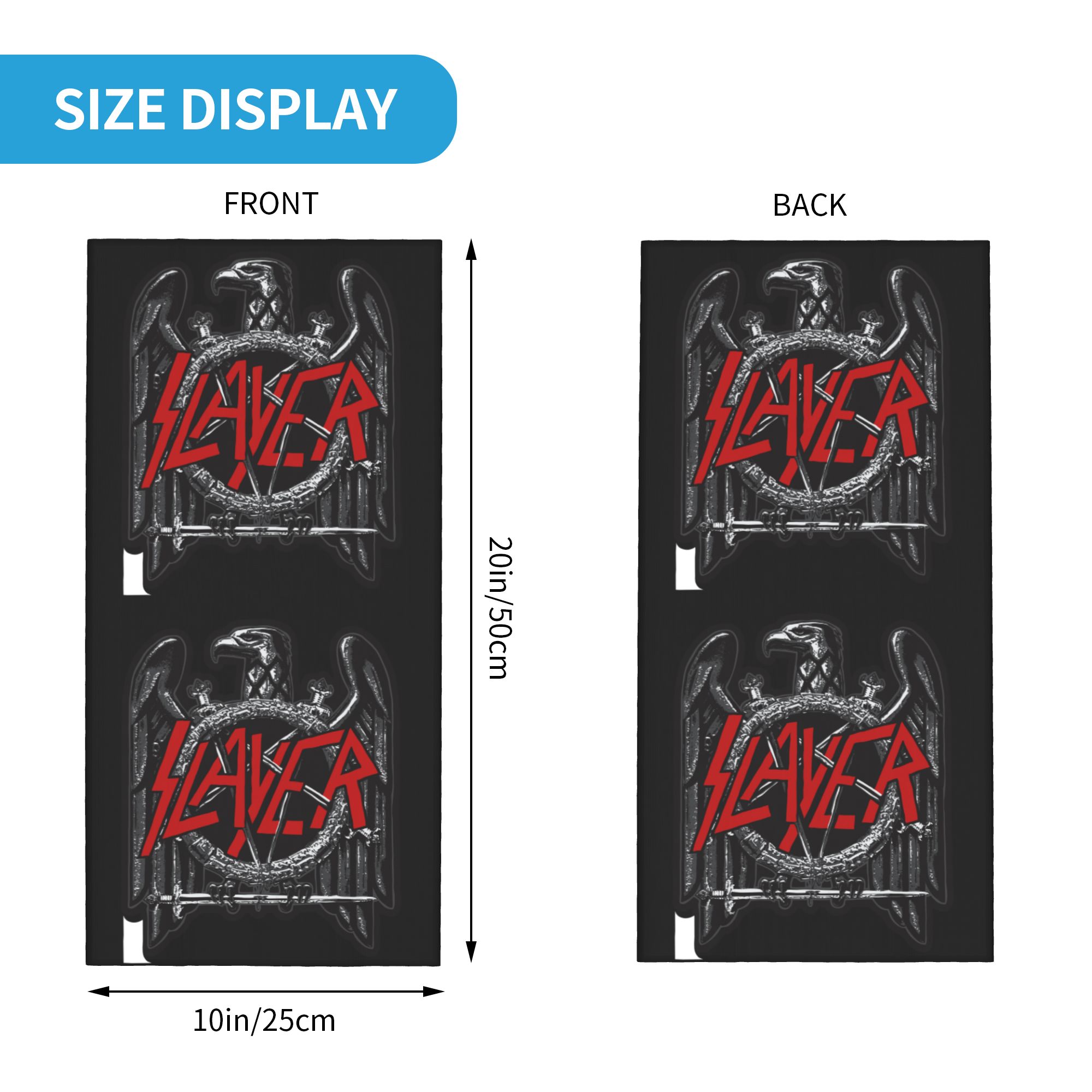 Custom Slayers Logo Bandana Ne - Neck Gaiter Face Cover 리뷰 및 가격