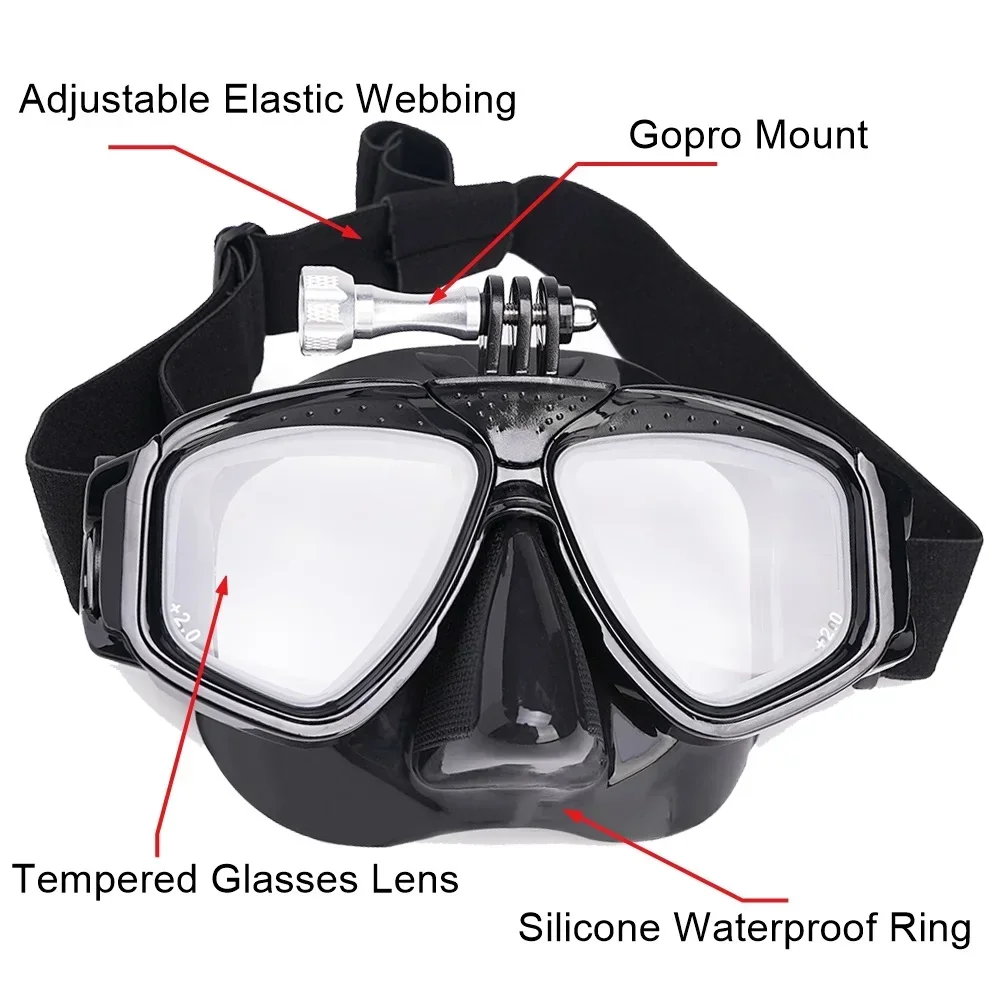 Scuba Diving Mask with Camera  - Mask Lanyard Adjustable 리뷰 및 가격