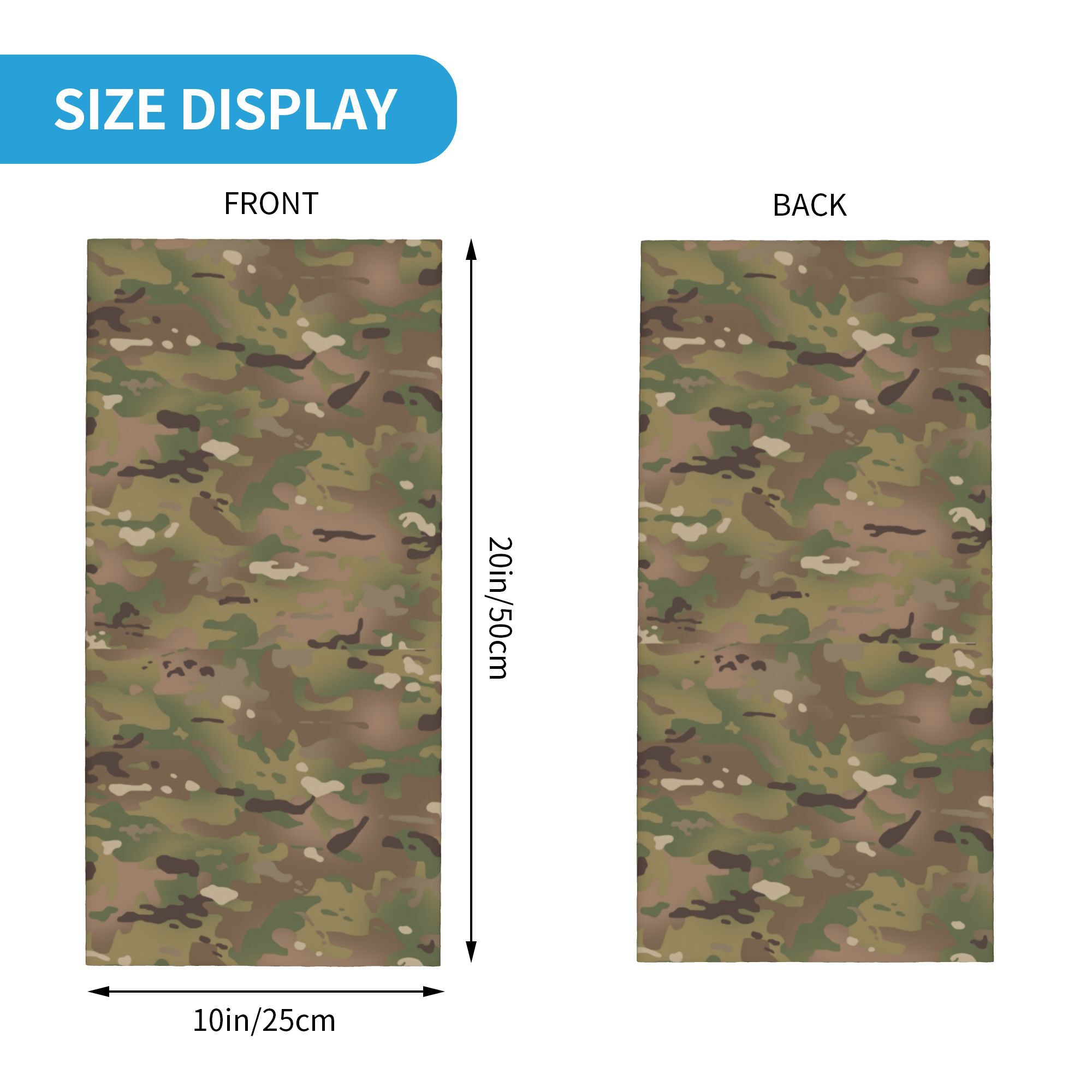 Custom Military Camouflage Pat - Neck Gaiter Face Cover 리뷰 및 가격