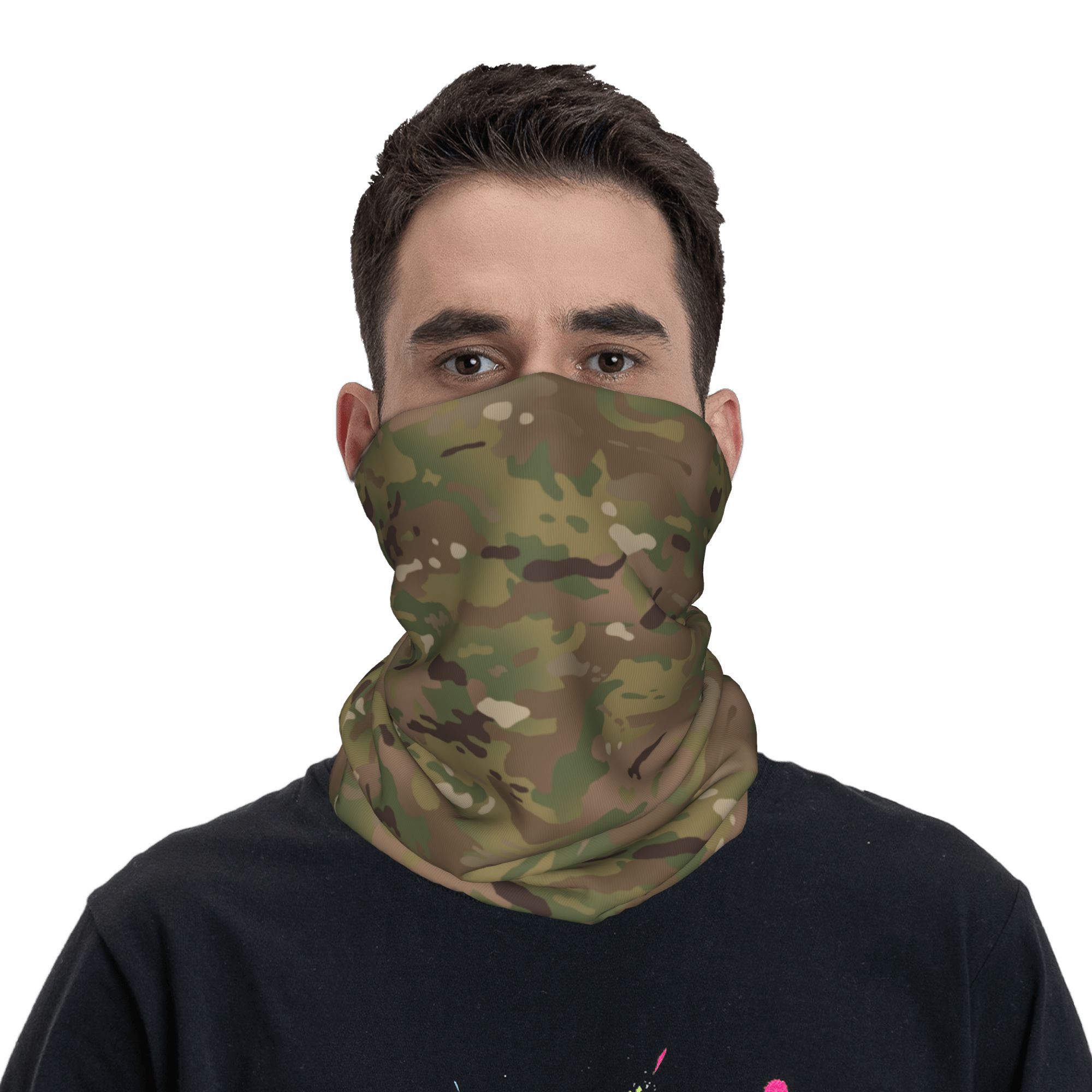 Custom Military Camouflage Pat - Neck Gaiter Face Cover 리뷰 및 가격