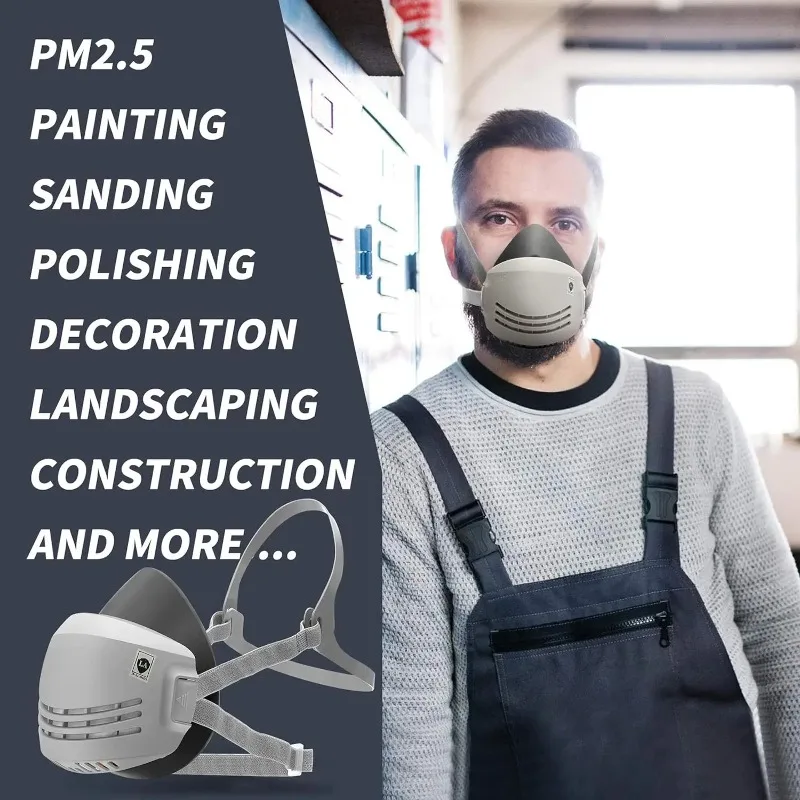Dust Mask +20pcs Filter Cotton - Dust Mask Construction 리뷰 및 가격