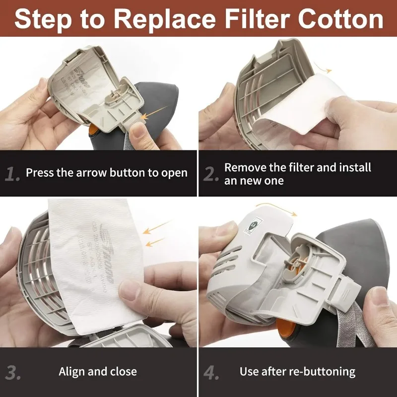 Dust Mask +20pcs Filter Cotton - Dust Mask Construction 리뷰 및 가격