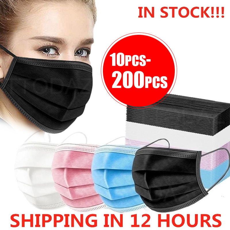 10/50/100/200PCS Disposable Ma - Disposable Mask Blue 리뷰 및 가격