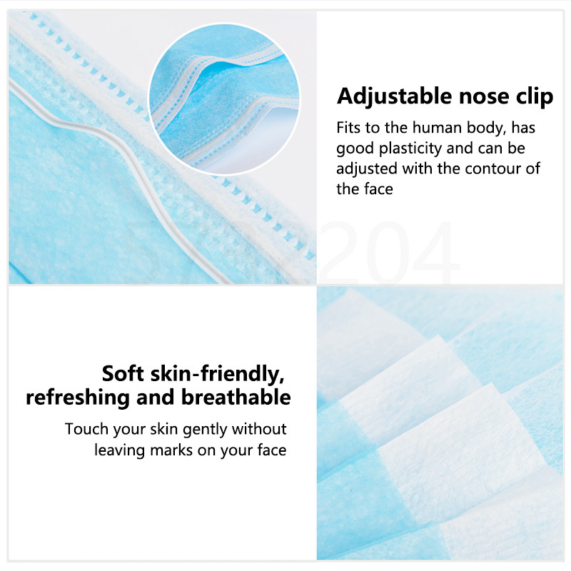 10/50/100/200PCS Disposable Ma - Disposable Mask Blue 리뷰 및 가격