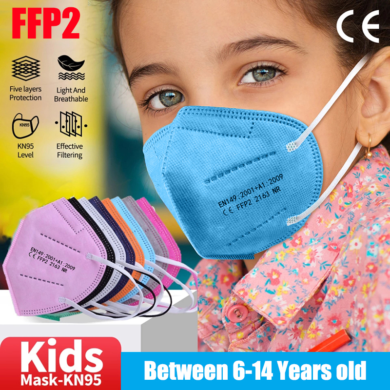 10-100pcs Kids KN95 Mask Child - Disposable Surgical Mask 리뷰 및 가격