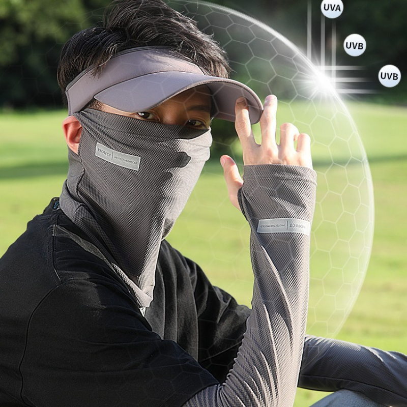 2Pcs Set Sun UV Protection Arm - Sports Mask Breathable 리뷰 및 가격