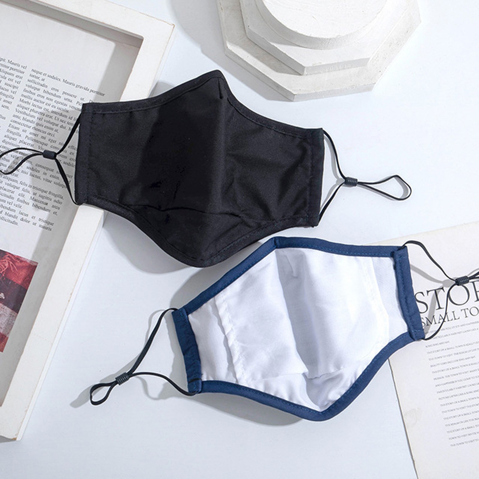 Men and Women Solid Color Faci - Cloth Face Mask Washable 리뷰 및 가격