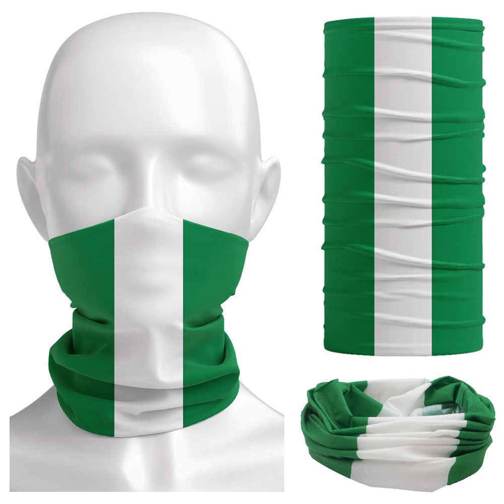 Nigeria Flag Bandanna Women Ne - Neck Gaiter Face Cover 리뷰 및 가격