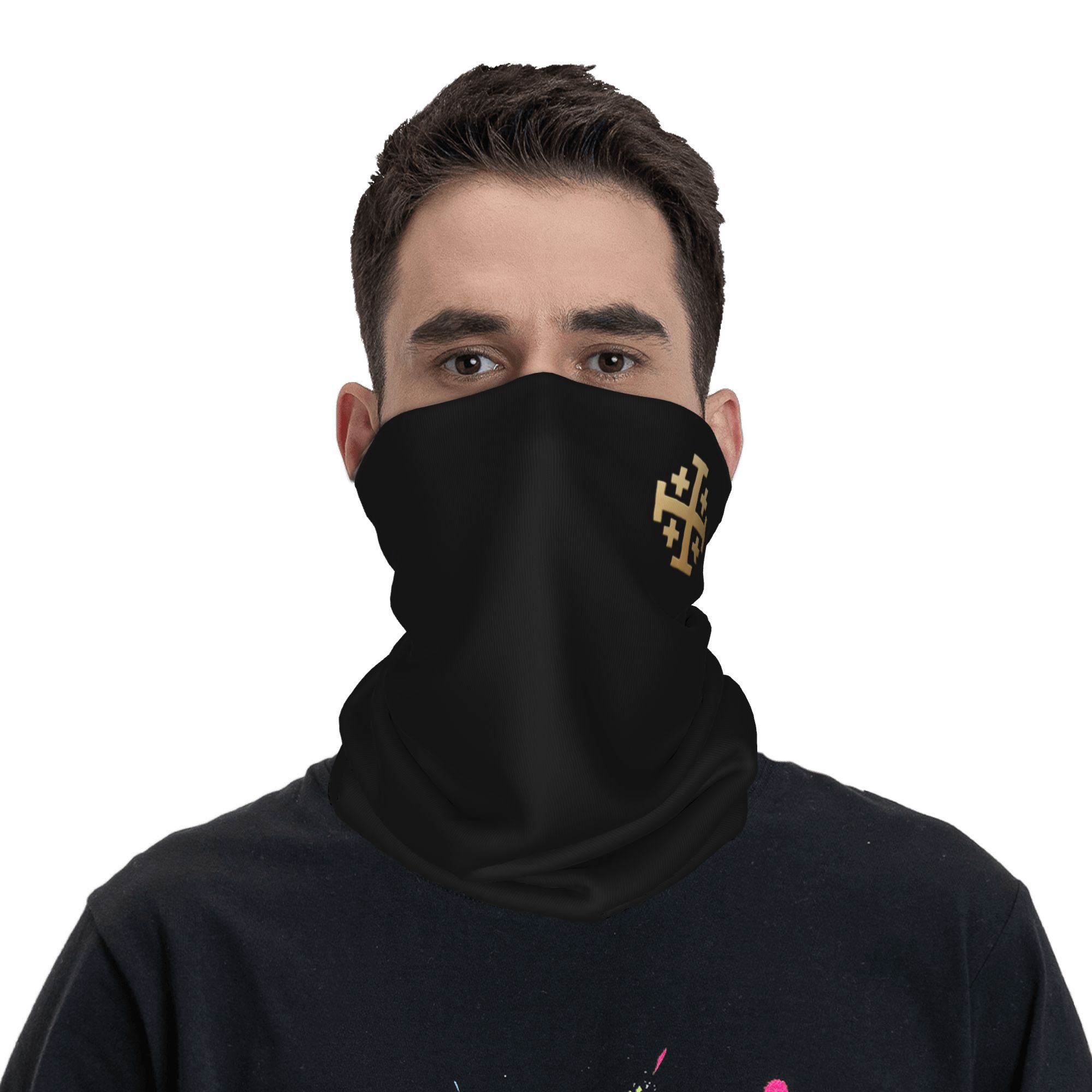 Knight Jerusalem Cross Christi - Neck Gaiter Face Cover 리뷰 및 가격
