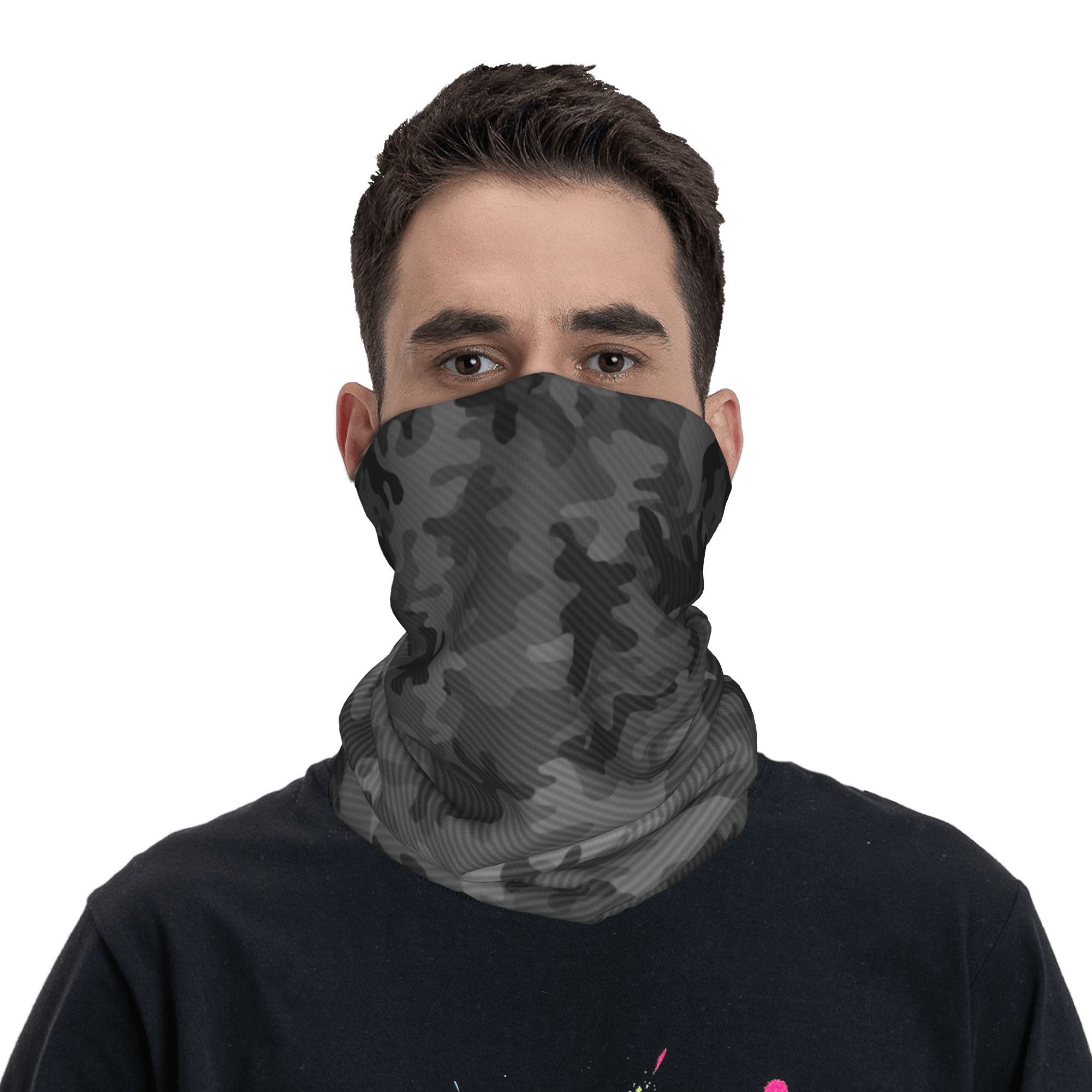 Custom Carbon Camo Bandana Nec - Neck Gaiter Face Cover 리뷰 및 가격
