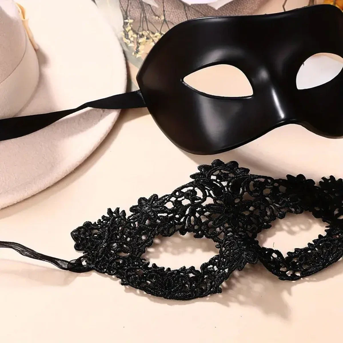 2pcs Elegant Black Lace Masque - Black Face Mask Pack 리뷰 및 가격
