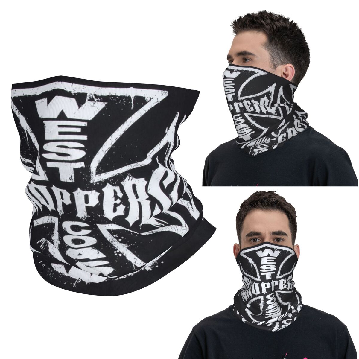 West Coast Iron Cross Choppers - Neck Gaiter Face Cover 리뷰 및 가격