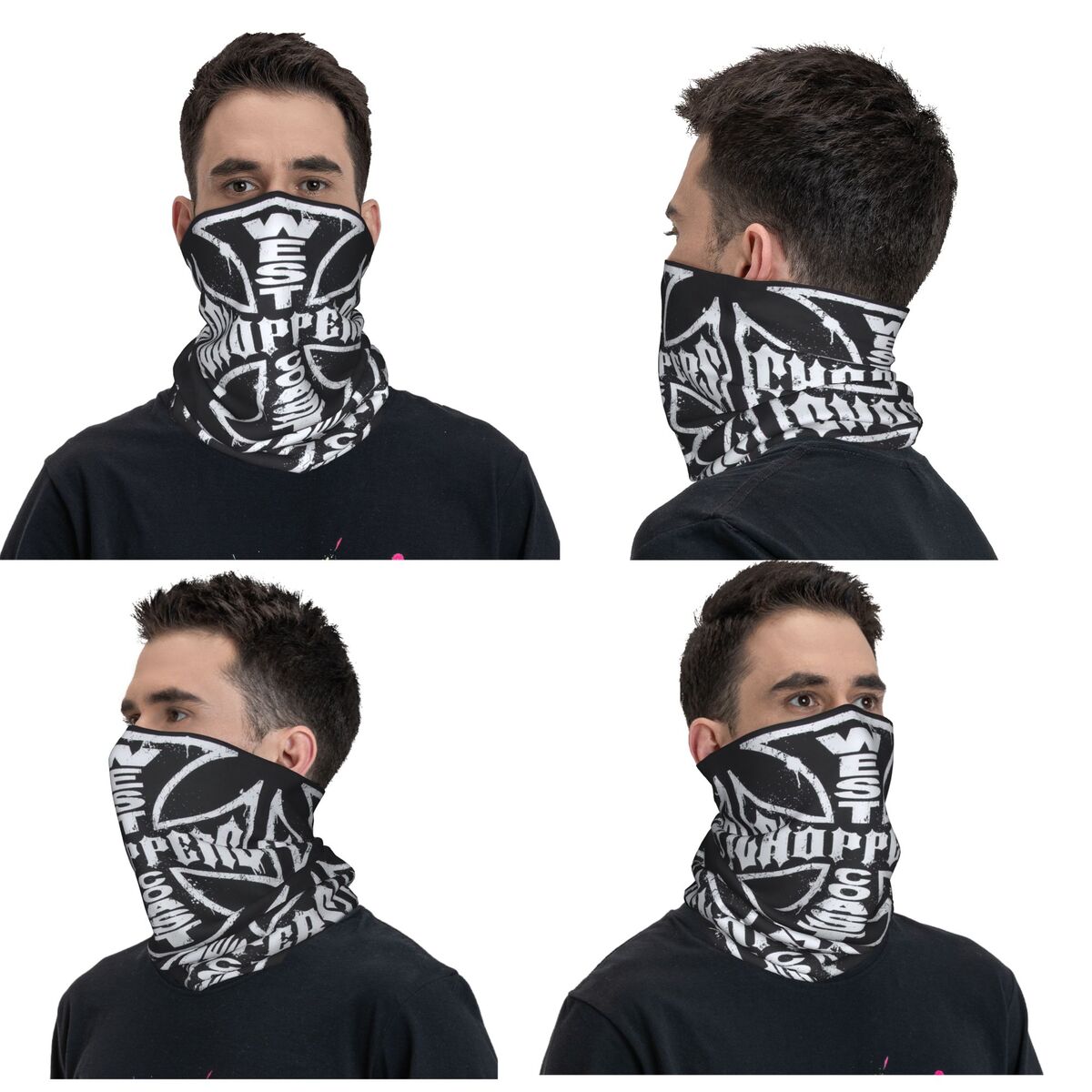 West Coast Iron Cross Choppers - Neck Gaiter Face Cover 리뷰 및 가격