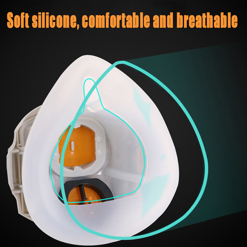 Silicone Dust-proof Gas Mask R - Respirator Half Face 리뷰 및 가격