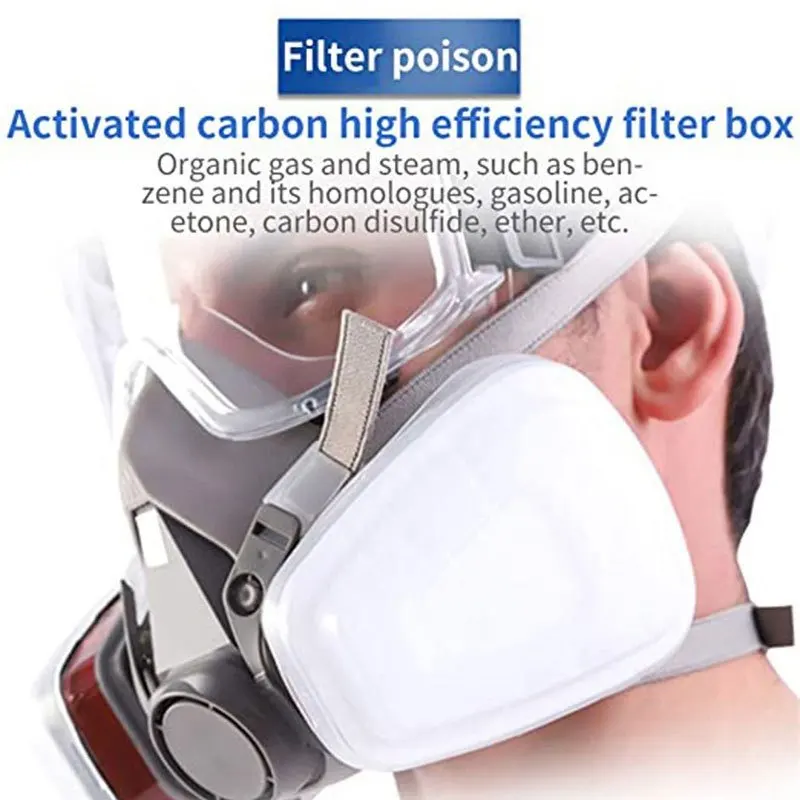 6200 7 in1 Gas Mask Gas-Proof  - Respirator Half Face 리뷰 및 가격